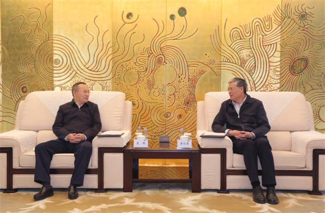 李凡榮總經理會見荊州市委書記吳錦