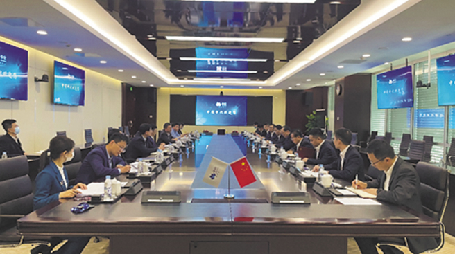 李慶會見通用技術集團黨組副書記張振戎