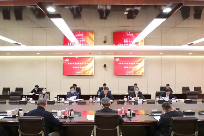 中國中化黨組理論學習中心組專題學習習近平總書記全國兩會期間重要講話精神和全國兩會精神